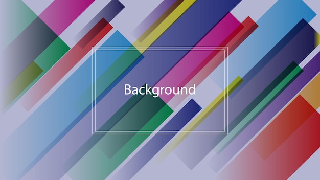 Trabajo de ilustración de vector de fondo colorido