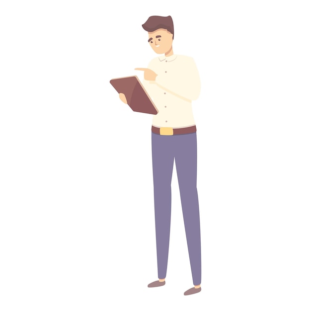 Trabajo perdido icono dibujos animados vector Oficina desempleados Despido trabajo