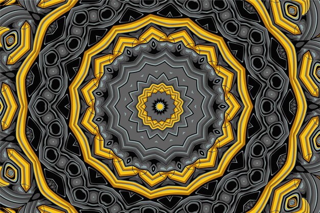 Tracería inconsútil azulejo mehndi diseño étnico ornamento colorido garabato simetría textura folk tradicional espiritual tribal diseño