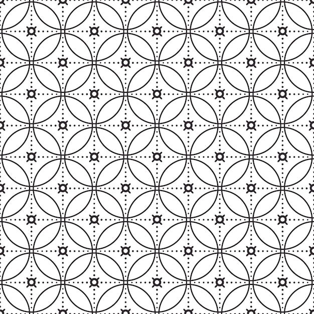 Tradicional chino, japonés vector plano patrones sin fisuras.