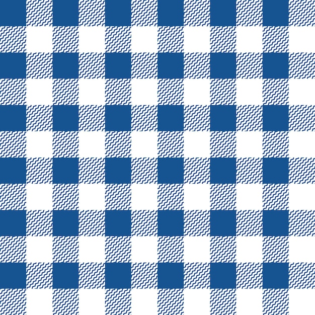 Tradicional Zigzag Tartan cuadros de cuadros de fondo sin costuras Ilustración vectorial