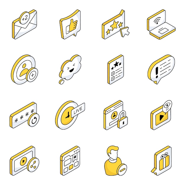 Traemos un paquete creativo de íconos de redes sociales.