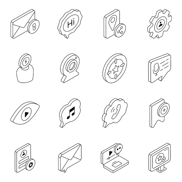 Traemos un paquete creativo de íconos de redes sociales.