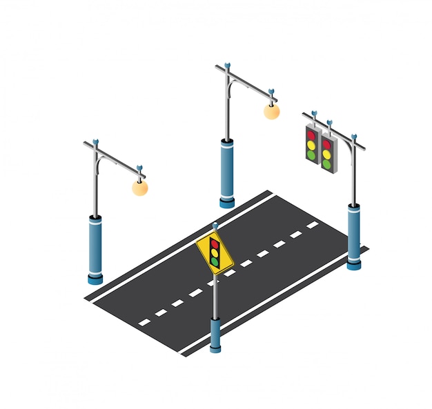 El tráfico de la farola