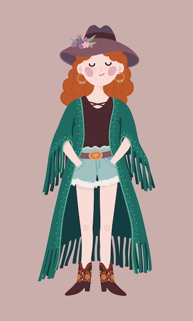 Traje boho niña