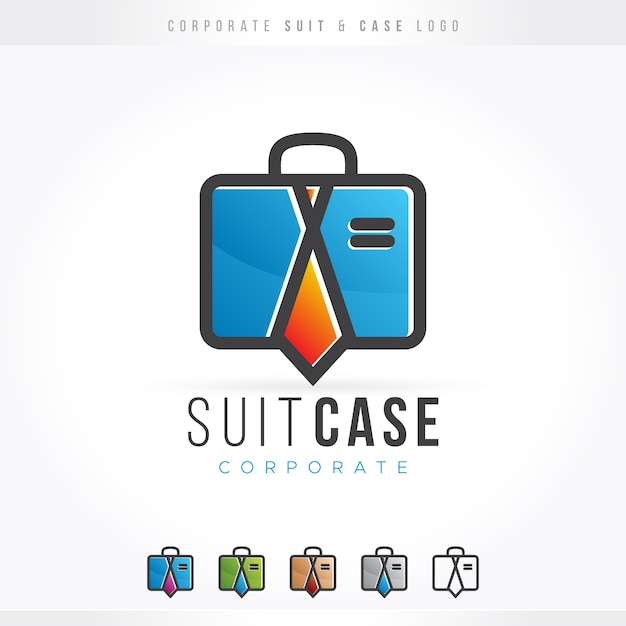 Traje corporativo con logotipo