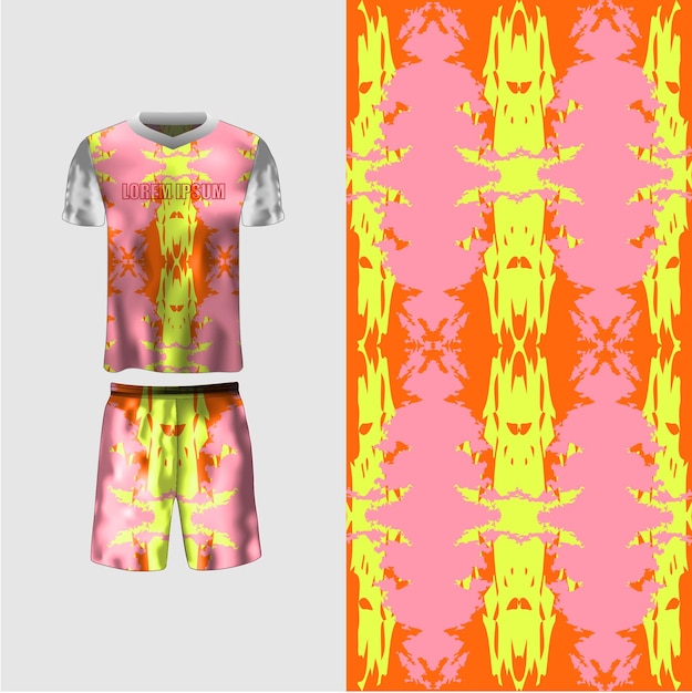 traje de jersey de vector de fondo abstracto