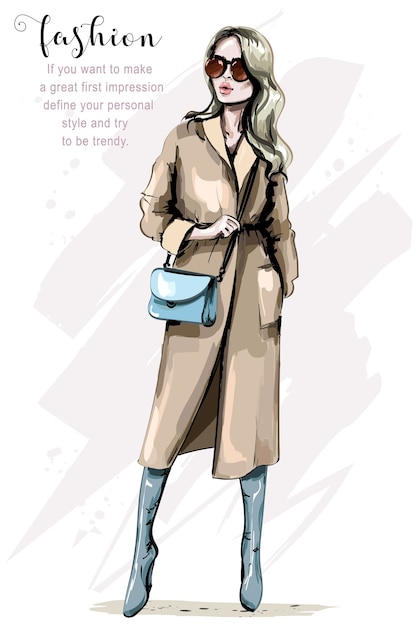 Traje de mujer de moda