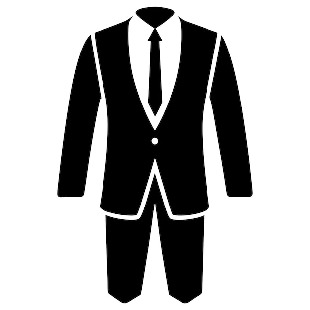 un traje que tiene una corbata que dice corbata en él