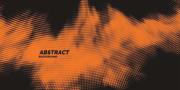 Trama de impresión monocromática, fondo de semitono de vector abstracto.
