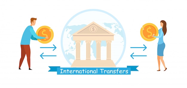 Estas transferencias se realizan entre países.