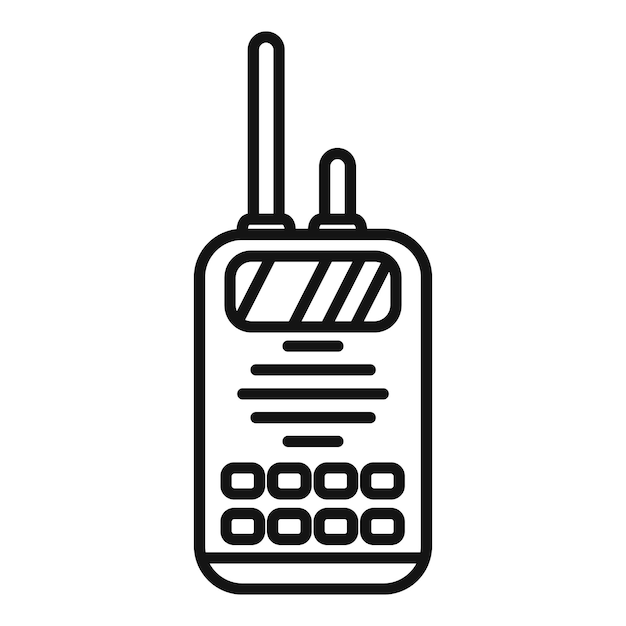 Transmisor y receptor de radio portátil para la transmisión de información
