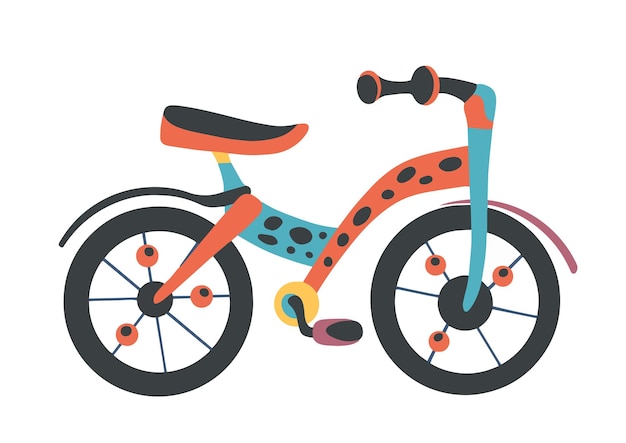 Transporte de bicicletas para adultos y niños actividades de ocio y deportes ilustración vectorial