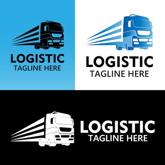 Transporte logístico de logotipos