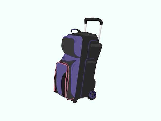 transporte negro azul bolos bolsas bolso morado viaje