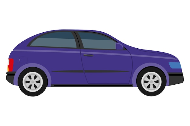 Transporte para el transporte de mercancías o pasajeros icono plano ilustración vectorial