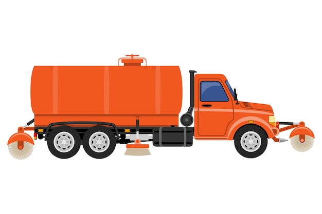 Transporte para el transporte de mercancías o pasajeros icono plano ilustración vectorial