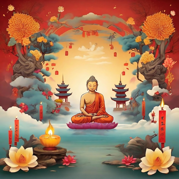 El trasfondo del año nuevo budista