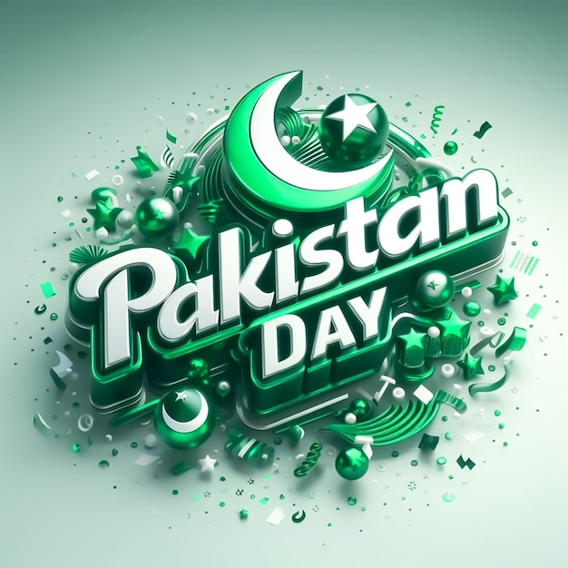 Vector el trasfondo de la celebración del 3o día de pakistán