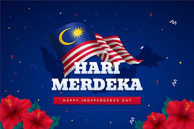 El trasfondo de la celebración del día de la independencia de Hari Merdeka
