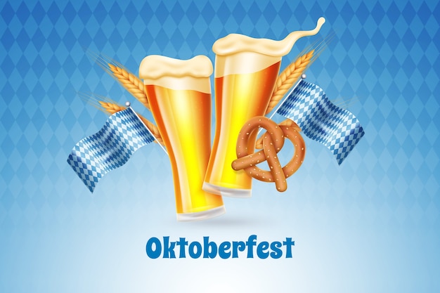 El trasfondo de la celebración del festival de la cerveza Oktoberfest