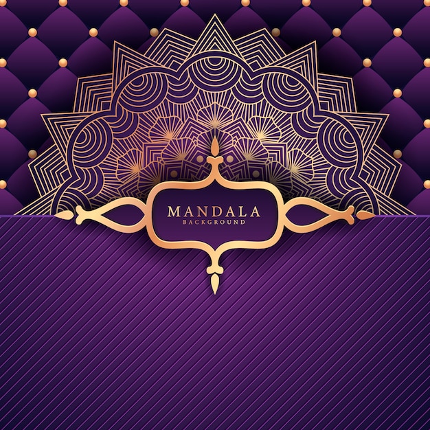 El trasfondo del Mandala de lujo creativo