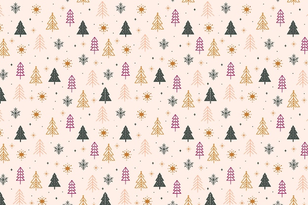 El trasfondo del patrón navideño
