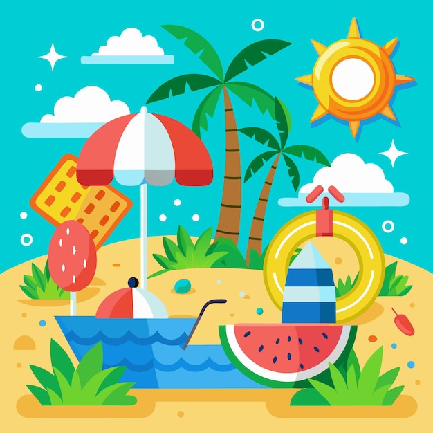 trasfondo de verano