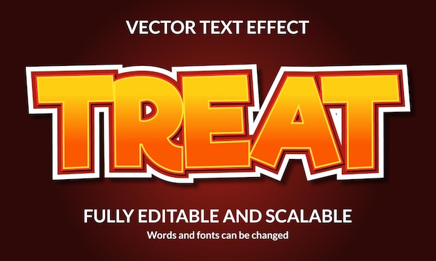 Tratar el efecto de estilo de texto 3D editable