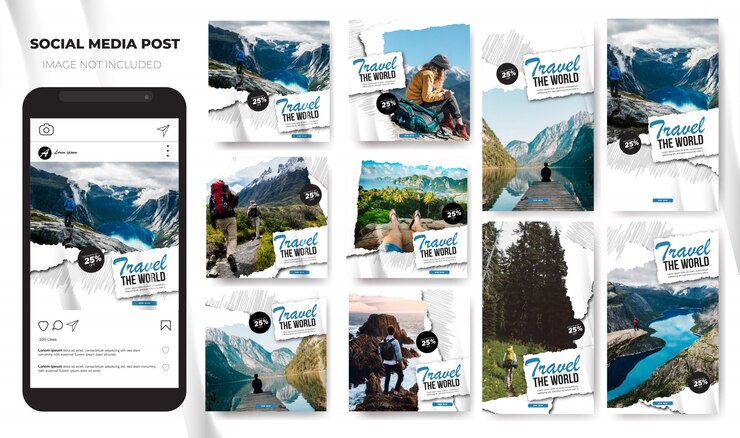 Travel Instagram establece vacaciones de vacaciones en redes sociales