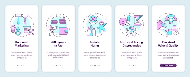 A través de la existencia de impuestos rosados con coloridos íconos de líneas delgadas