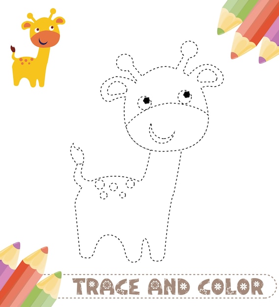Traza y color para niños