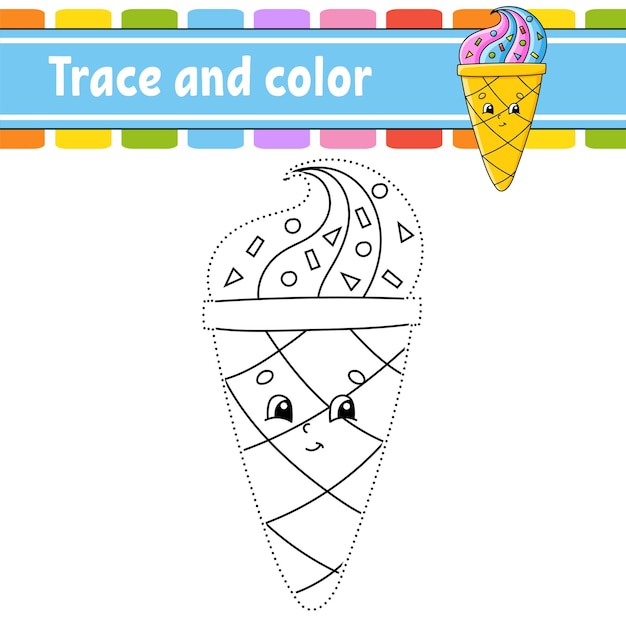Traza y color del tema de cumpleaños
