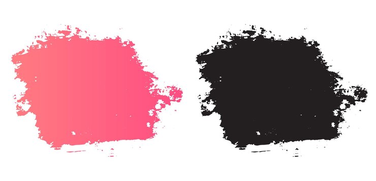 Vector trazo de pincel de acuarela de textura dibujada a mano