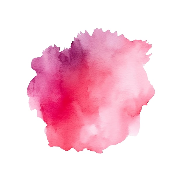 Trazo de pincel de acuarela y textura Grunge vector abstracto elemento pintado a mano