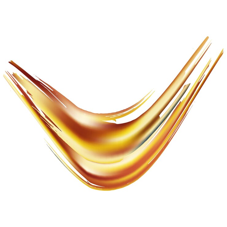 Vector trazo de pincel vectorial. salpicadura de fluido abstracto. fondo con textura de acuarela. pincelada de banner de venta de oro amarillo. salpicadura aislada sobre fondo blanco. pincel degradado.