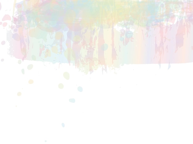 Trazo de pincel vectorial. Salpicadura de líquido abstracto. Pincel de degradado. Salpicaduras holográficas aisladas sobre fondo blanco. Fondo con textura de acuarela. Pincelada de banner de venta.