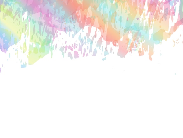Trazo de pincel vectorial. Salpicadura de líquido abstracto. Splash aislado sobre fondo blanco. Pincel de degradado. Fondo con textura de acuarela. Pincelada de banner de venta holográfica.