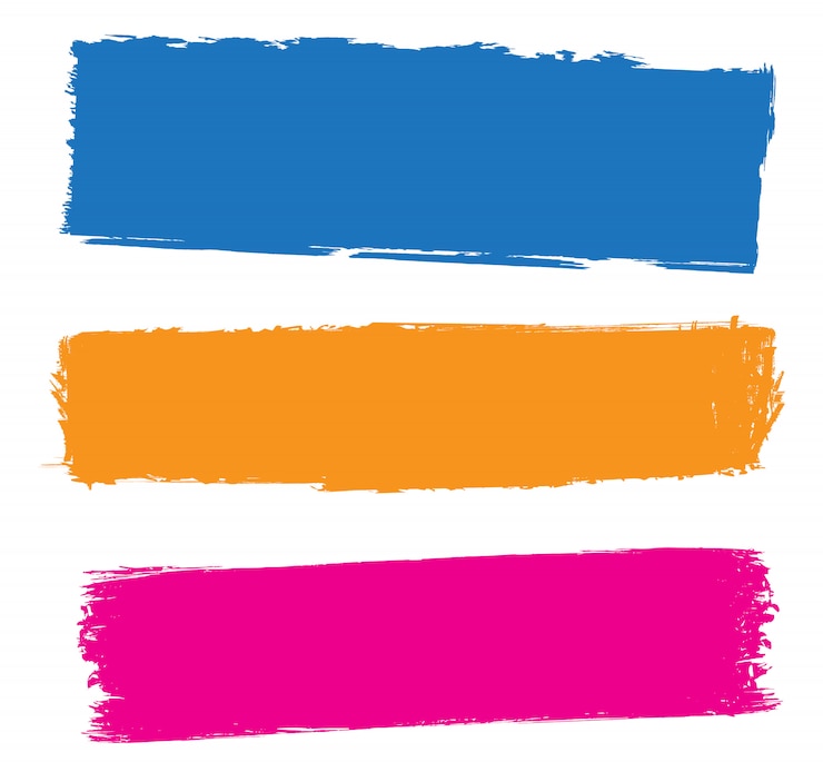 Vector trazos de color grunge