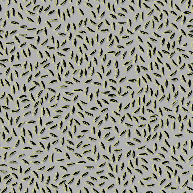 Trazos de pincel manchado abstracto vector de patrones sin fisuras