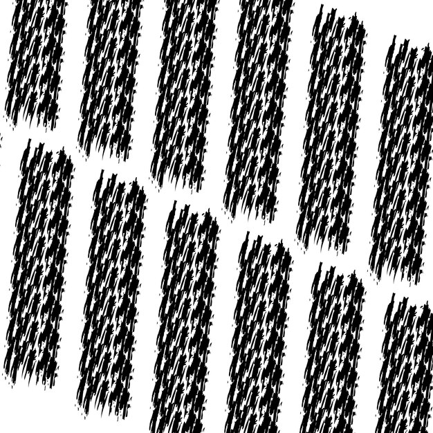 Trazos de pincel vector de patrones sin fisuras. Curvas dibujadas a mano y textura decorativa de garabatos de pincel. Garabatos desordenados, ilustración de líneas.