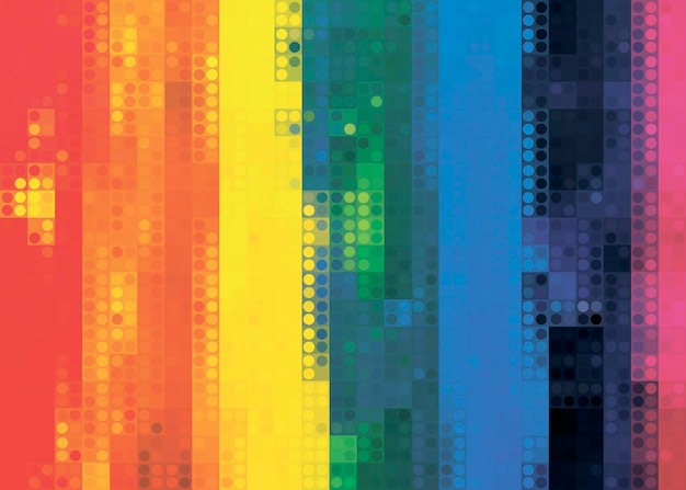 Vector trazos de pintura al óleo sobre lienzo imagen vectorial de píxeles digitales abstractos coloridos
