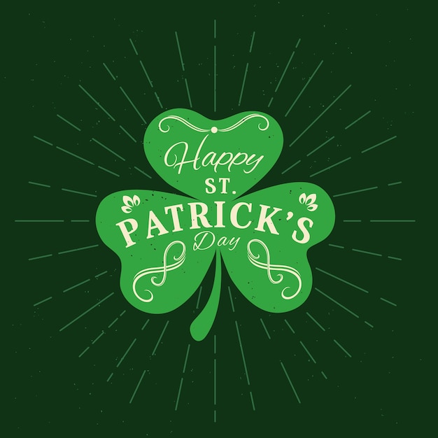 Trébol del trébol del día de fiesta de Patrick Day