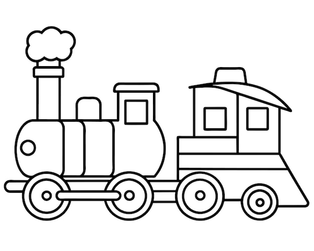 un tren con un tren en el frente y la palabra cita el tren cita en el frente