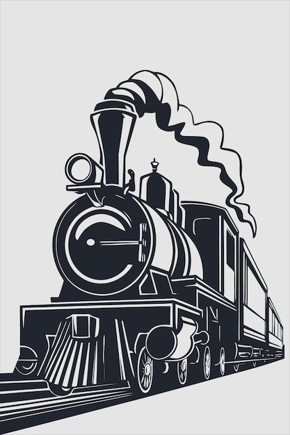Tren de vapor antiguo