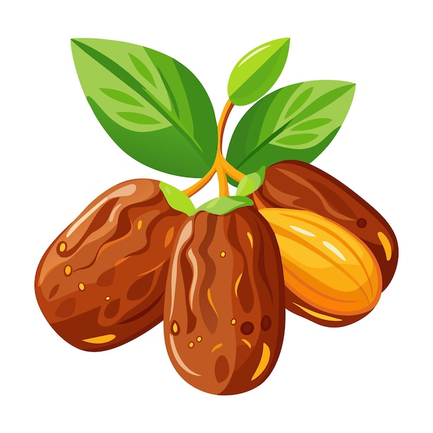 Tres dátiles de frutas