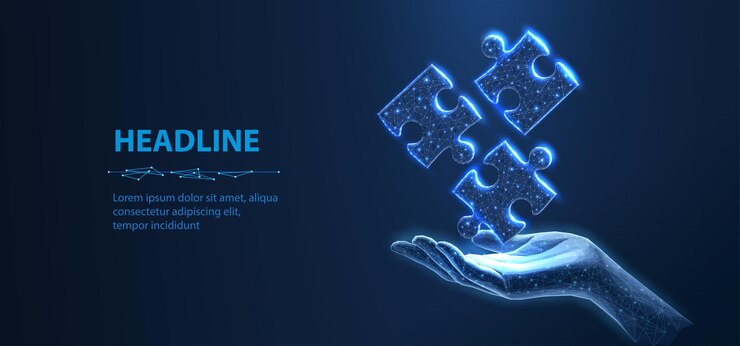 Tres rompecabezas sobre soluciones digitales azules: los socios cooperan para combinar el concepto de solución