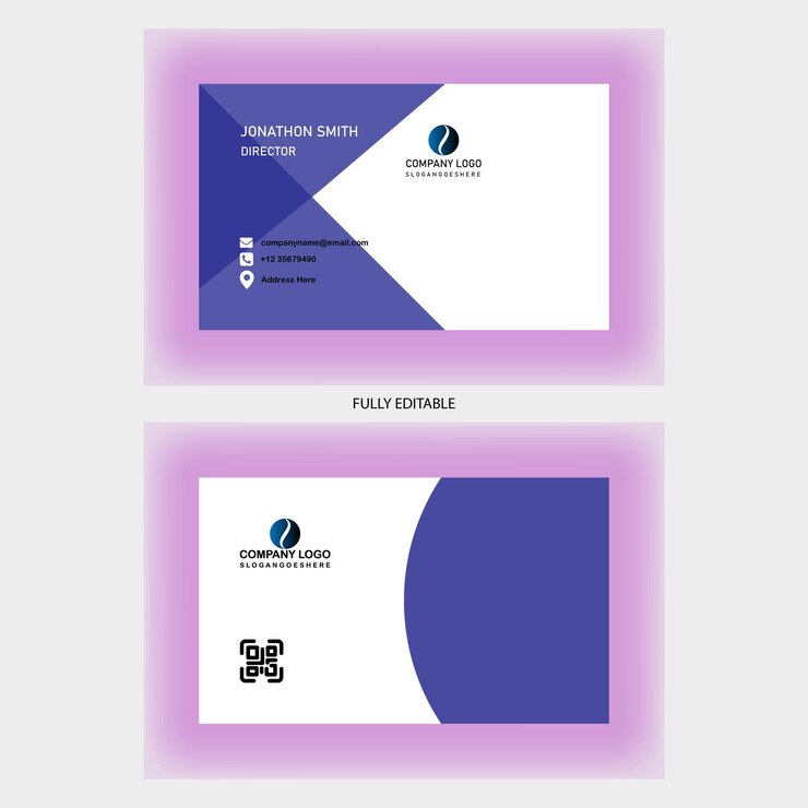 tres tarjetas de visita con una que dice nuevos trabajos