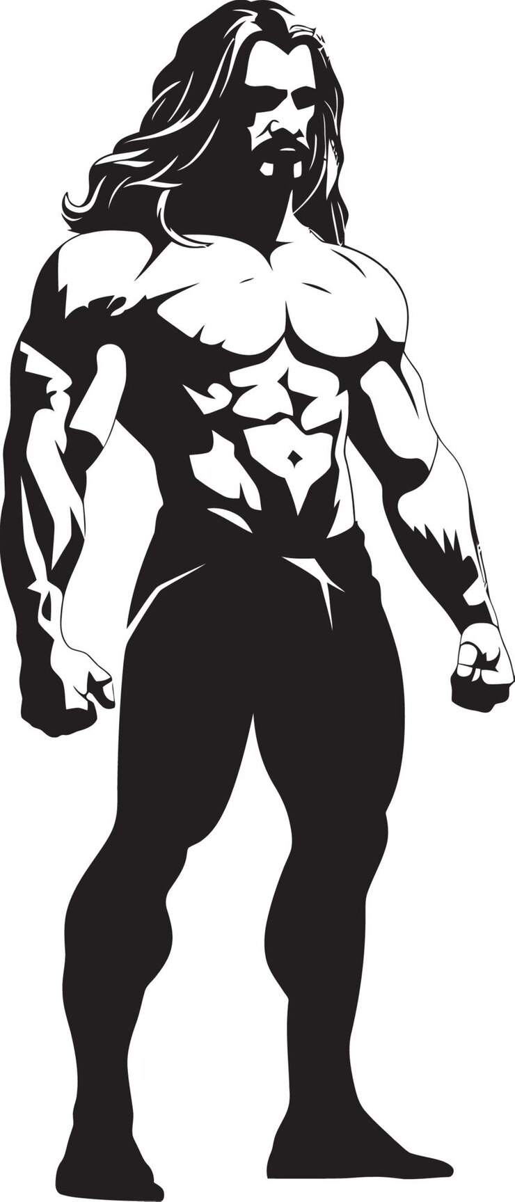 Vector tress triumph el logotipo icónico de fitness power locks of liberation el emblema del vector muscular
