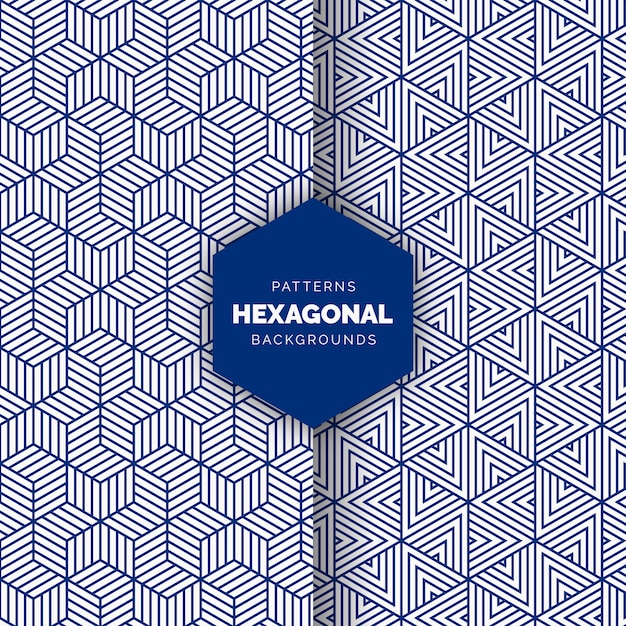 Triángulo abstracto azul de patrones sin fisuras